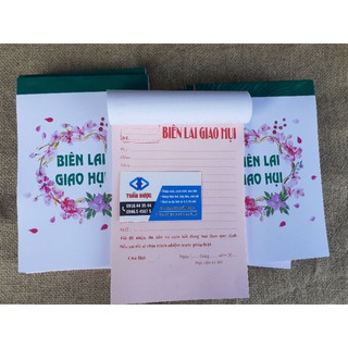 Combo 10 cuốn Biên lai giao hụi
