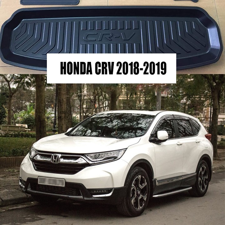 Lót cốp nhựa dẻo xe Honda CRV 2018-2019 loại nhỏ phụ kiện đồ chơi ô tô