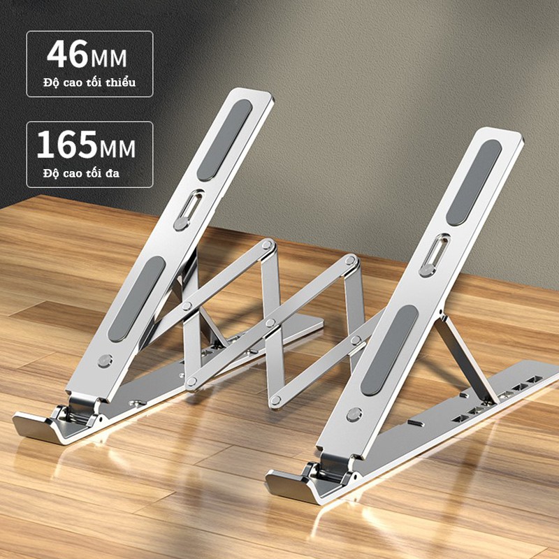 Giá Đỡ Laptop - Giá Kê Laptop Bằng Nhôm Điều Chỉnh Độ Cao, Màu Sắc Sang Trọng Có Thể Gấp Gọn Laptop Stand | BigBuy360 - bigbuy360.vn