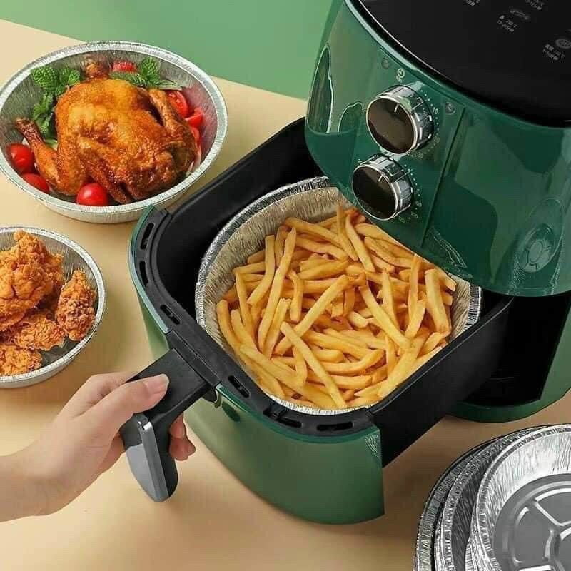 Combo 20 Khay giấy bạc lót nồi chiên không dầu ,