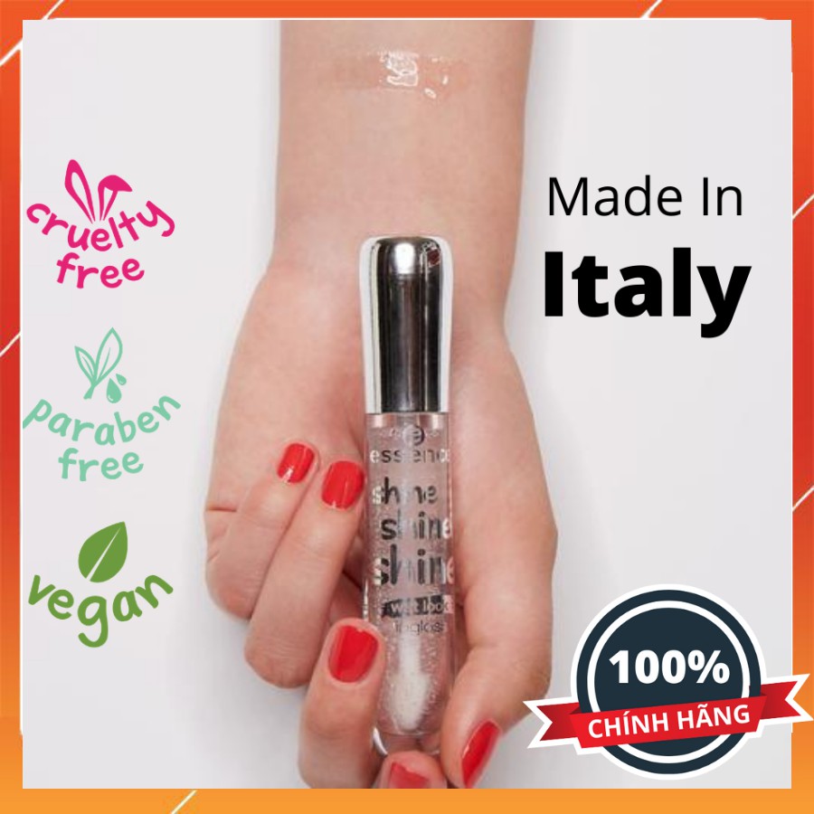 [BILL CANADA] Son bóng không màu trong suốt Essence Shine Shine Shine lipgloss
