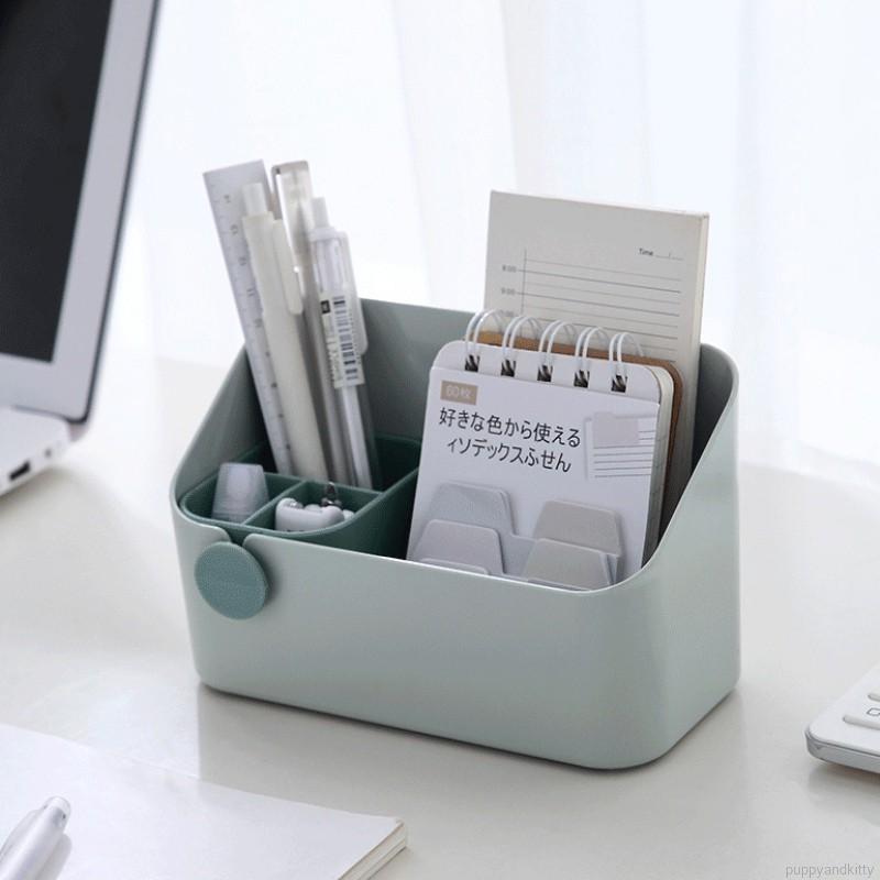 Giỏ Đựng Mỹ Phẩm Màu Trơn Đơn Giản 17x10 X 8cm