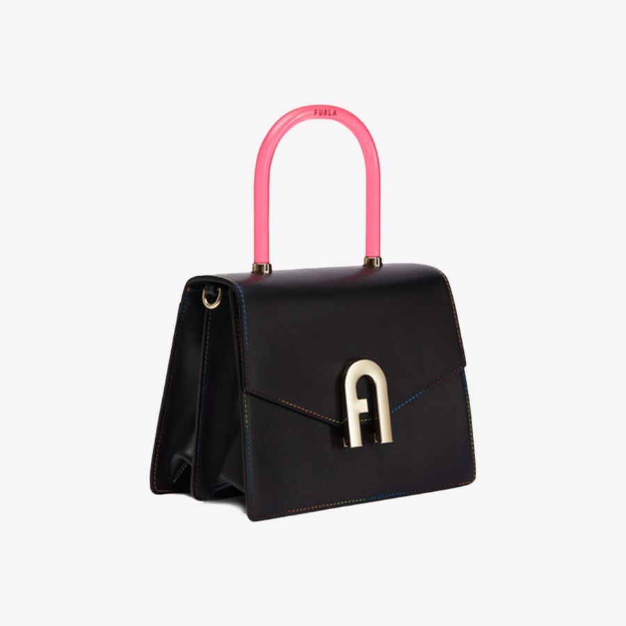 Túi Nữ FURLA Elettra S Top Handle Vitello Roma Manico Plexiglass