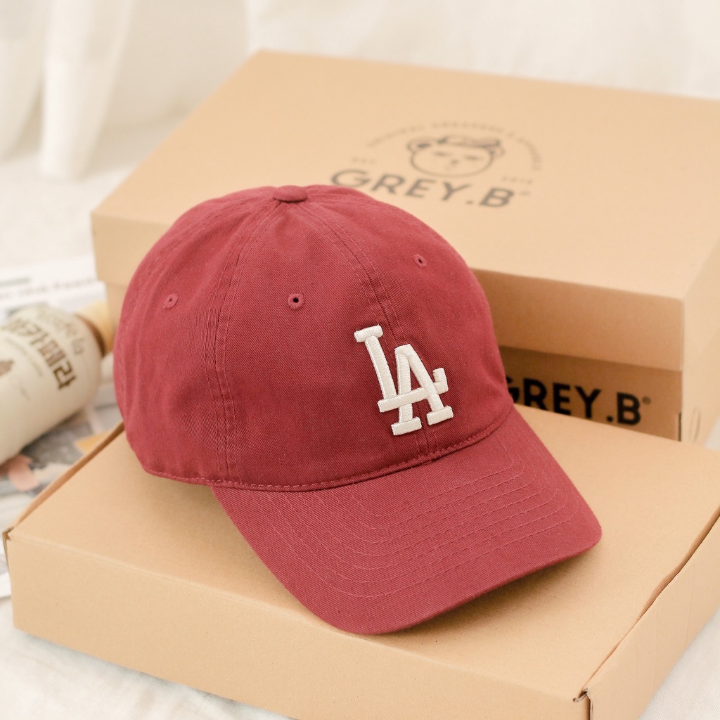 Mũ Lưỡi Trai Logo LA Phong Cách Hàn Quốc