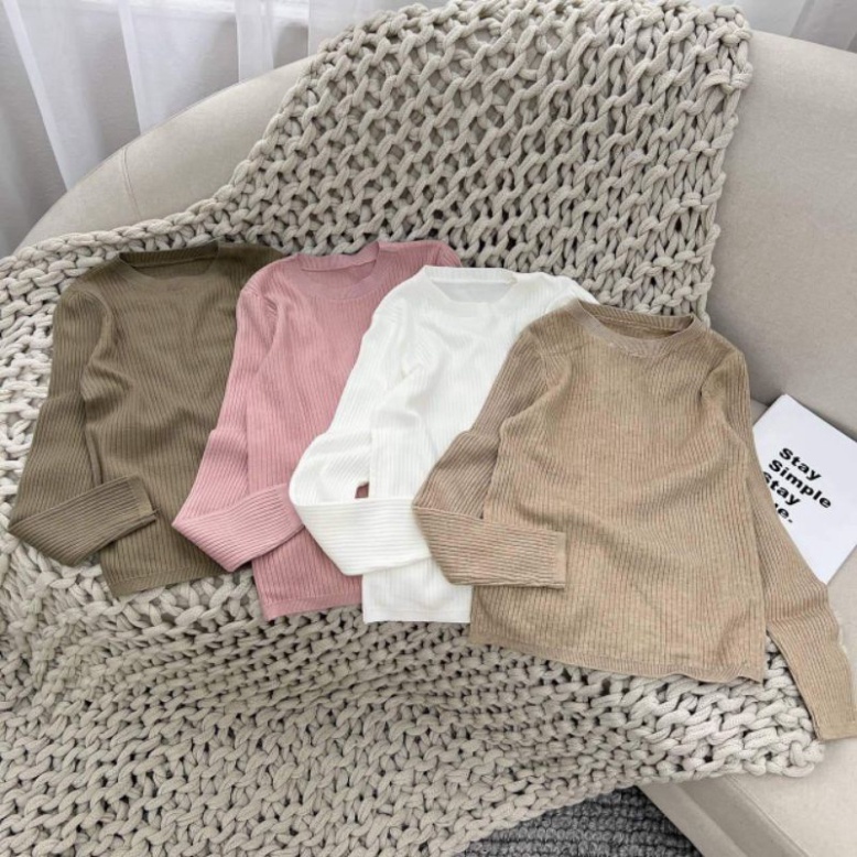 Áo len tăm dài tay hàng QC - AnnaShop