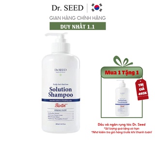 Dầu Gội Giảm Rụng Và Kích Thích Mọc Tóc DR.SEED Scalp Anti-hairl Solution Shampoo Thơm Mát Hương Nước Hoa 500ml