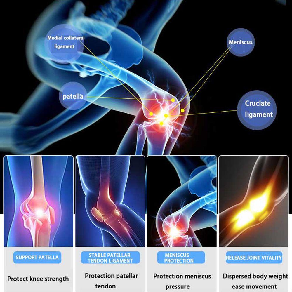 Đệm Bảo Vệ Đầu Gối Co Giãn Có Thể Điều Chỉnh Hỗ Trợ Ổn Định Khi Chơi Bóng Rổ /