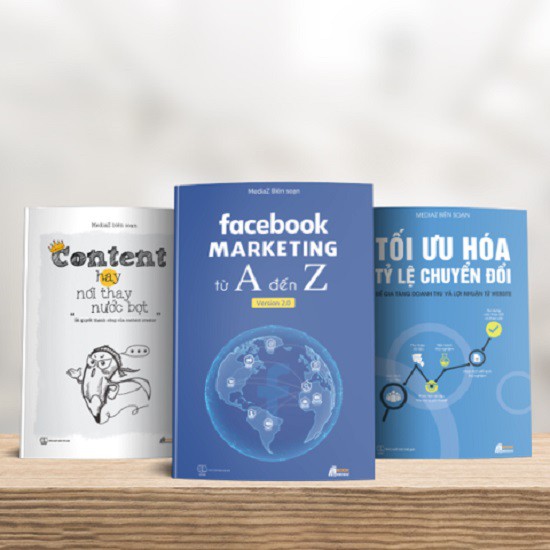 Bộ 03 Cuốn Tối Ưu Hóa Tỷ Lệ Chuyển Đổi - Content Hay Nói Thay Nước Bọt - Facebook Marketing Từ A đến Z Version 2.0