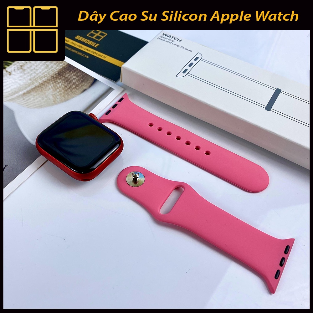 Dây Cao Su Apple Watch Silicon Cao Cấp Rất Nhiều Màu Sắc Đủ Size 38mm/40mm/42mm/44mm 88Mobile