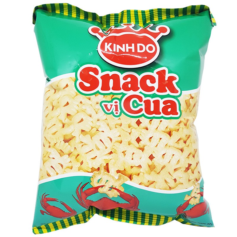 Snack Cua Kinh Đô - Bim Bim Cua Xanh gói 32gr