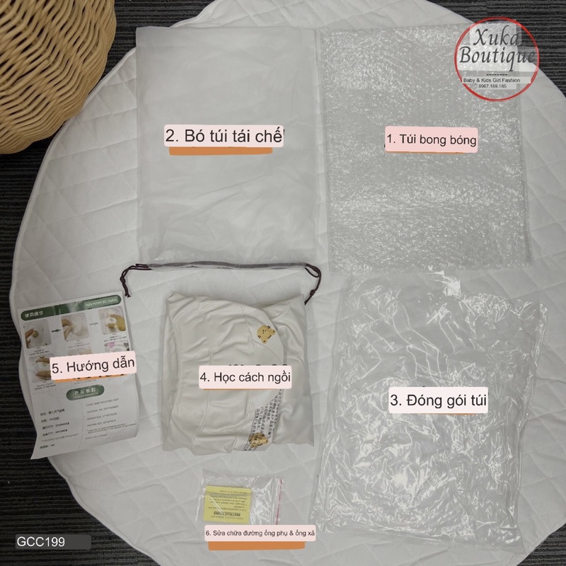 Ghế Hơi Tập Ngồi Cho Bé Cao Cấp Style Hàn Quốc, Ghế Tập Ăn Dặm Cho Bé Từ 4 Tháng Tuổi