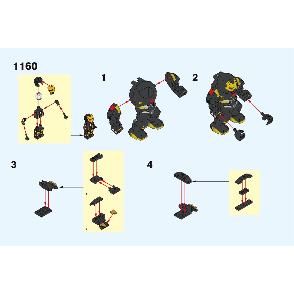 Mới Đồ Chơi Mô Hình Nhân Vật Hulkbuster