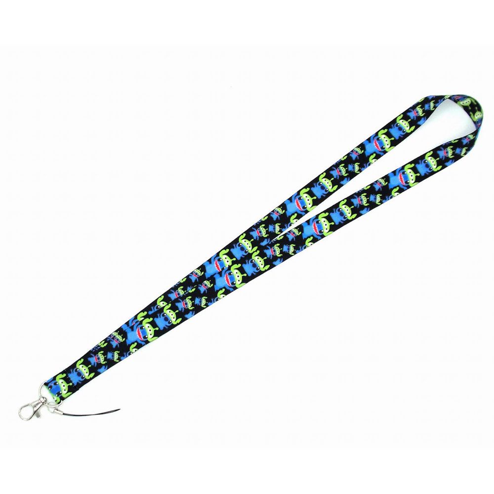 Dây Đeo Cổ Gắn Điện Thoại / Thẻ Id / Đồ Chơi Hình Stitch Hoạt Hình Dễ Thương Cho Bé