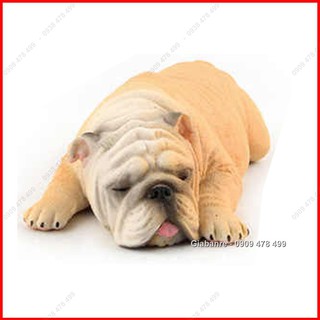 Mô Hình Chó Bulldog Mặt Xệ - 4679