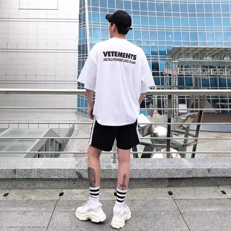 Áo phông vetements, áo thun unisex, chất cotton thoáng mát, form rộng, Dorystore