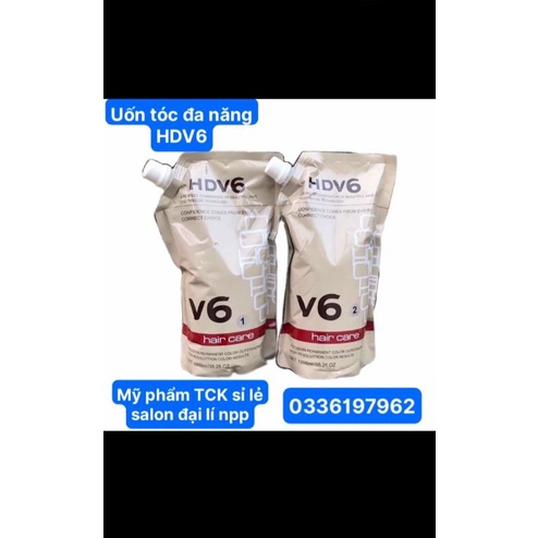 KEM UỐN TÓC NAM NỮ HDV6 - Uốn tóc đa năng nóng lạnh 1000ml