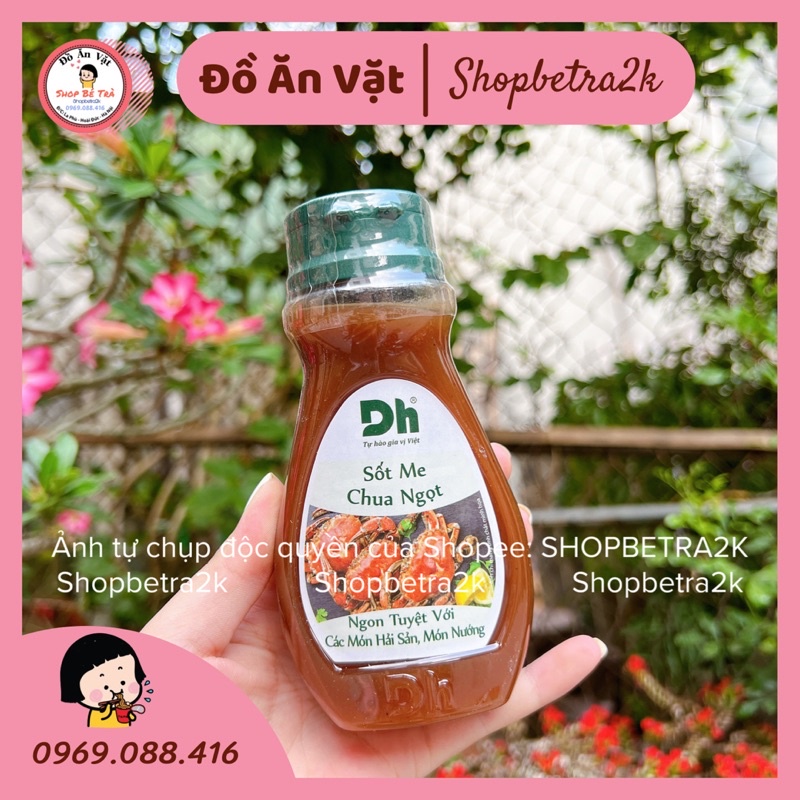 Sốt Me Chua Ngọt ướp/chấm nướng, hải sản siêu ngon (chai 200gr)