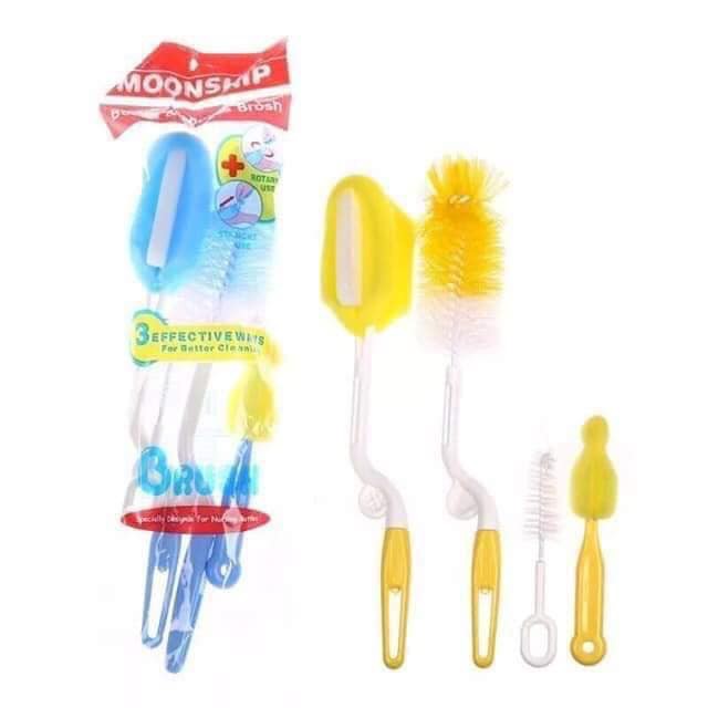 Bán Sỉ Bộ 4 CÂY CỌ RỬA BÌNH SỮA/ LY CỐC/ CHAI LỌ