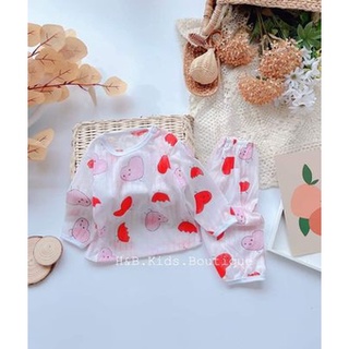 Bộ cotton giấy dài tay cho bé sơ sinh 3-13kg,  hàng loại 1