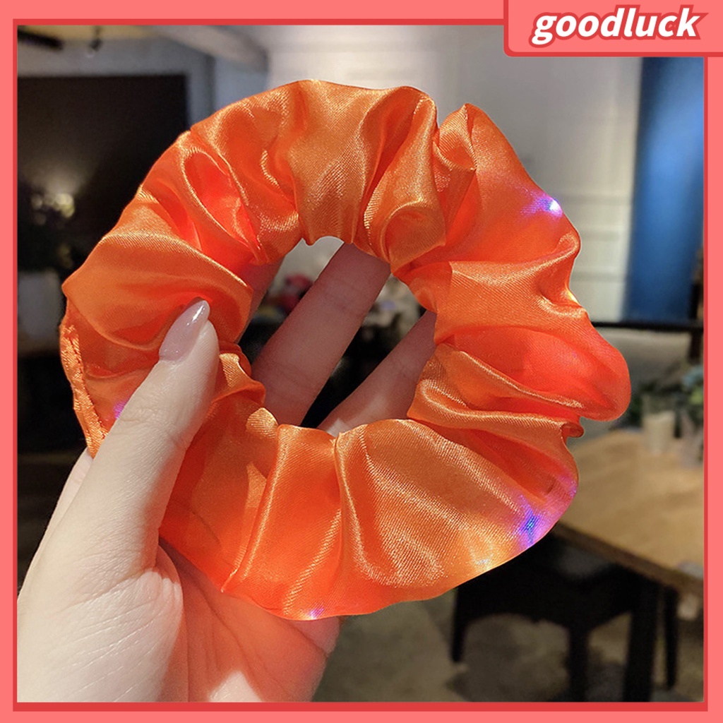 Thời Trang Dây Buộc Tóc Đuôi Ngựa Có Đèn Led Phát Sáng