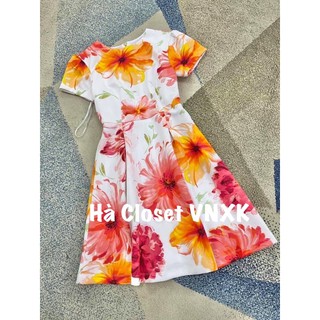 Đầm Hoa ck Dáng Xoè Xịn