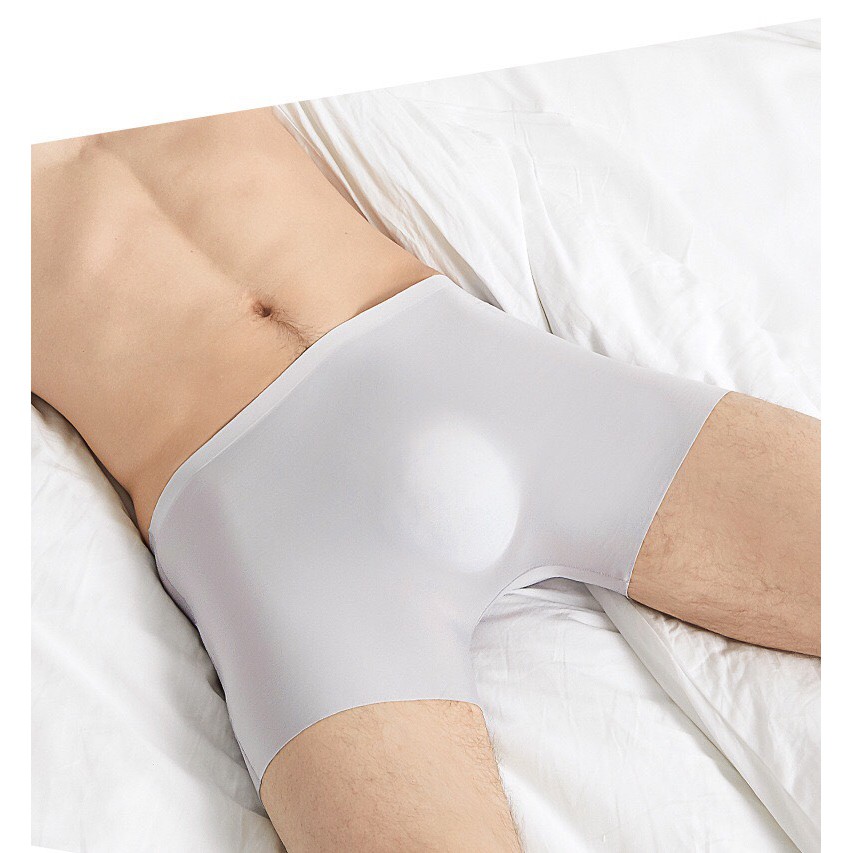 Quần lót nam thun lạnh siêu thoáng mát -mặc như không mặc - quần lót nam thun lạnh - boxer