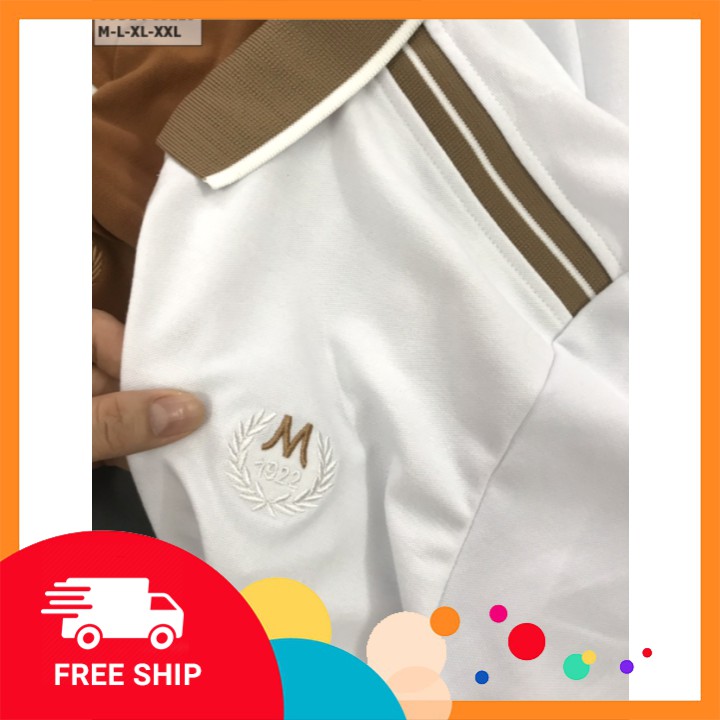 Áo Polo nam XẢ HÀNG‼️❣{1 ĐỔI 1}‼️❣ Áo polo thun nam cổ bẻ thêu chữ M đường may tinh tế, co giãn 4 chiều, thấm hút mồ hôi | BigBuy360 - bigbuy360.vn