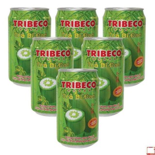 lốc 6 lon trà bí đao tribeco 320ml