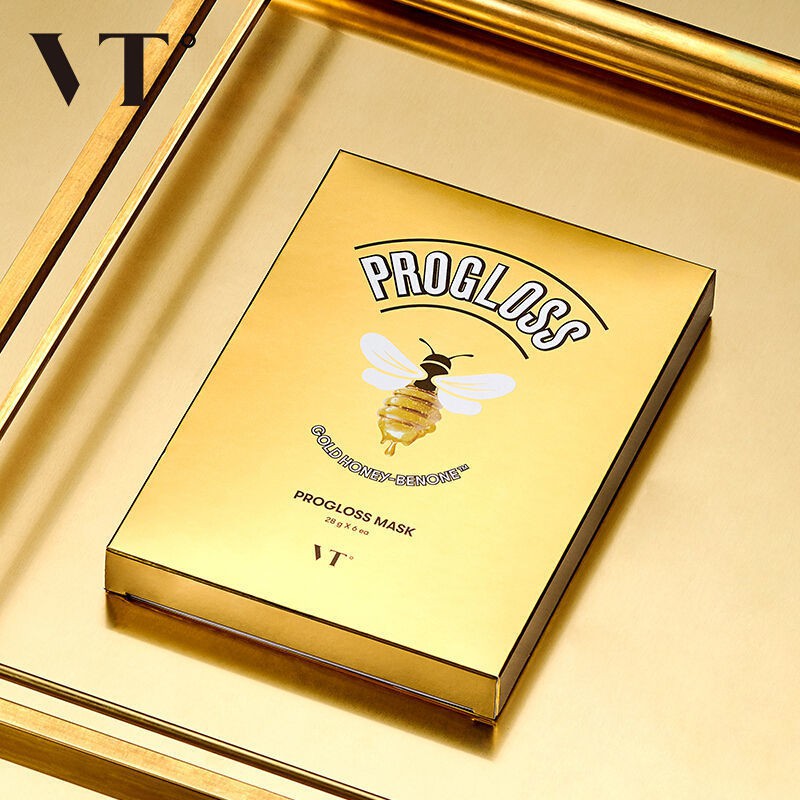 ◇♝ VT Vedyl Golden Honey Mask nhập khẩu Hàn Quốc 6 chiếc / hộp, làm săn chắc, dưỡng ẩm và phục hồi da
