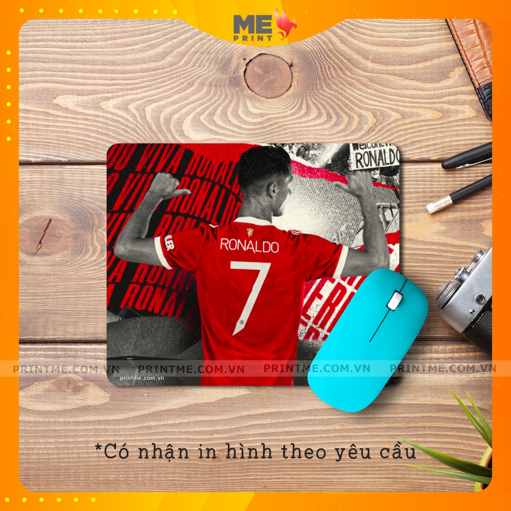 Lót chuột Ronaldo, Messi, Neymar, Mbappe, Kevin Bruyne, in theo yêu cầu đủ các cầu thủ giá rẻ PRINTME SHOP