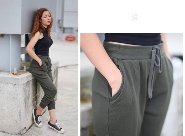 Combo 2 quần jogger bo gân AGE2X. | BigBuy360 - bigbuy360.vn