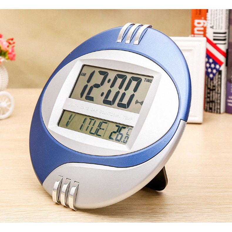 Đồng hồ điện tử để bàn hoặc treo tường đa năng KENKO- 3885