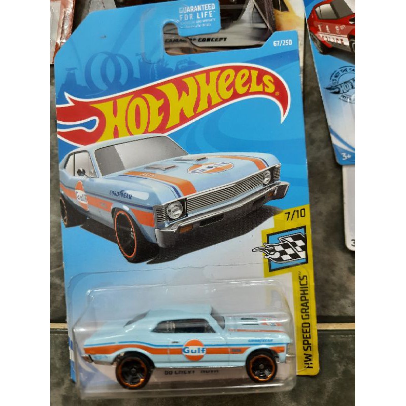 Xe Hot Wheels Chevy Nova Gulf team , hàng hiếm
