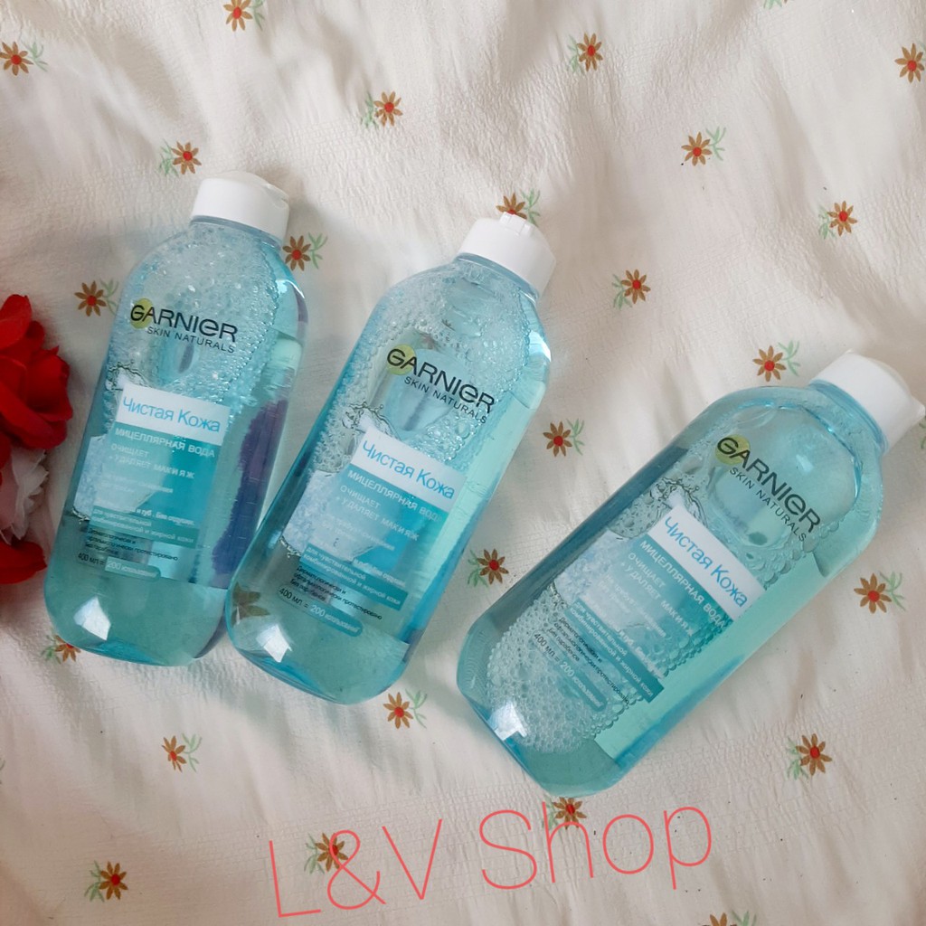 [L&amp;V] Nước tẩy trang Garnier Micellar cleansing water NGA