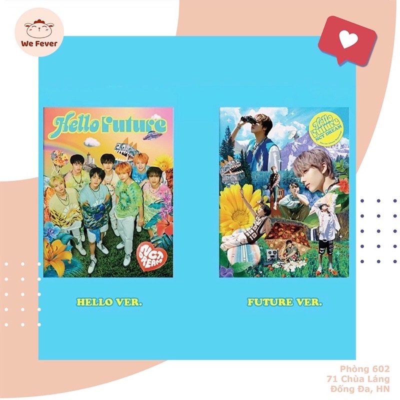 Bộ ảnh chữ nhật giấy nghệ thuật Hello Future | nhóm NCT DREAM | Hàng chính hãng