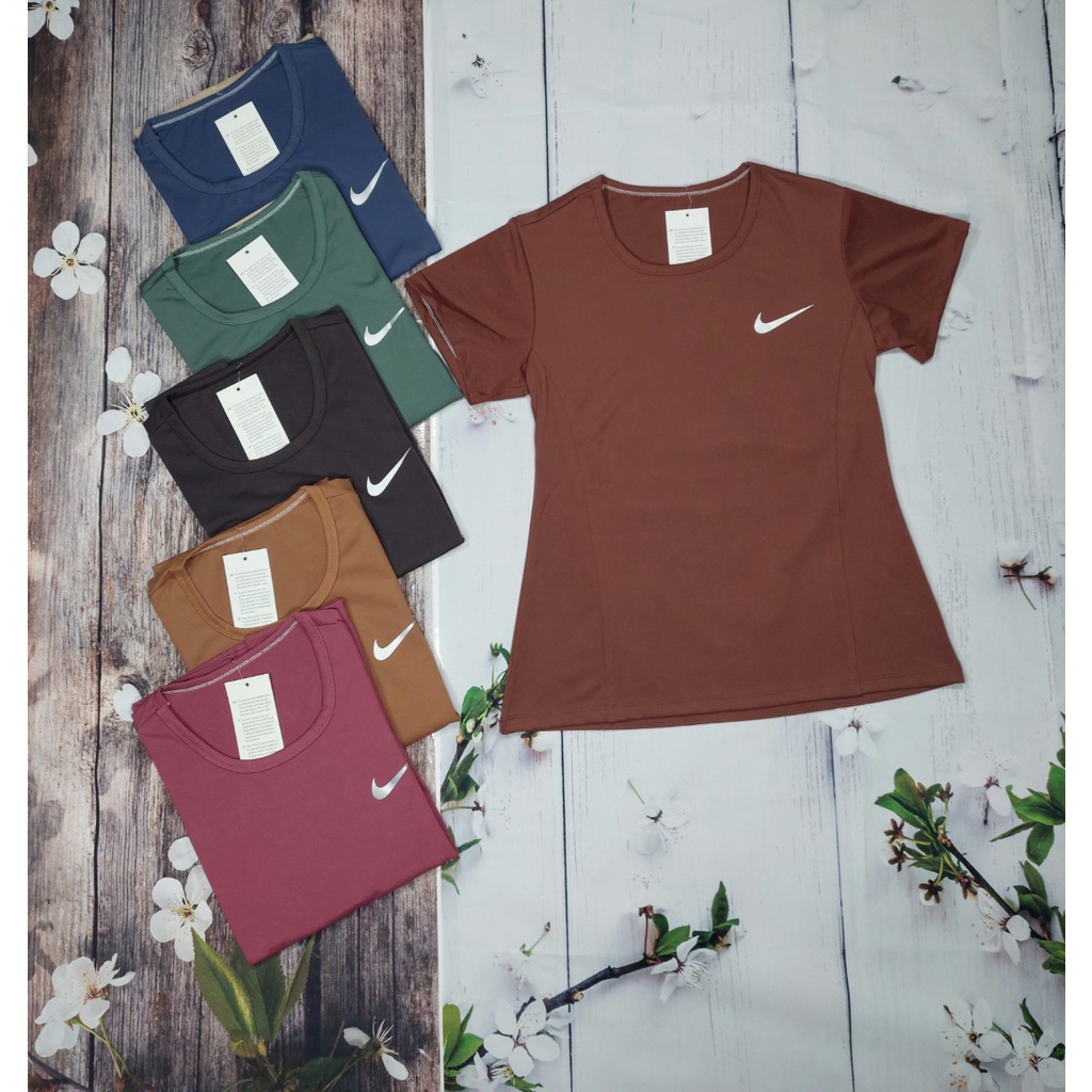 Áo Thun Nữ Thể Thao Cổ Tròn Tập Gym Tập Yoga Chất Vãi Thun Lạnh Co Giãn 4 chiều mềm mại thoáng mát