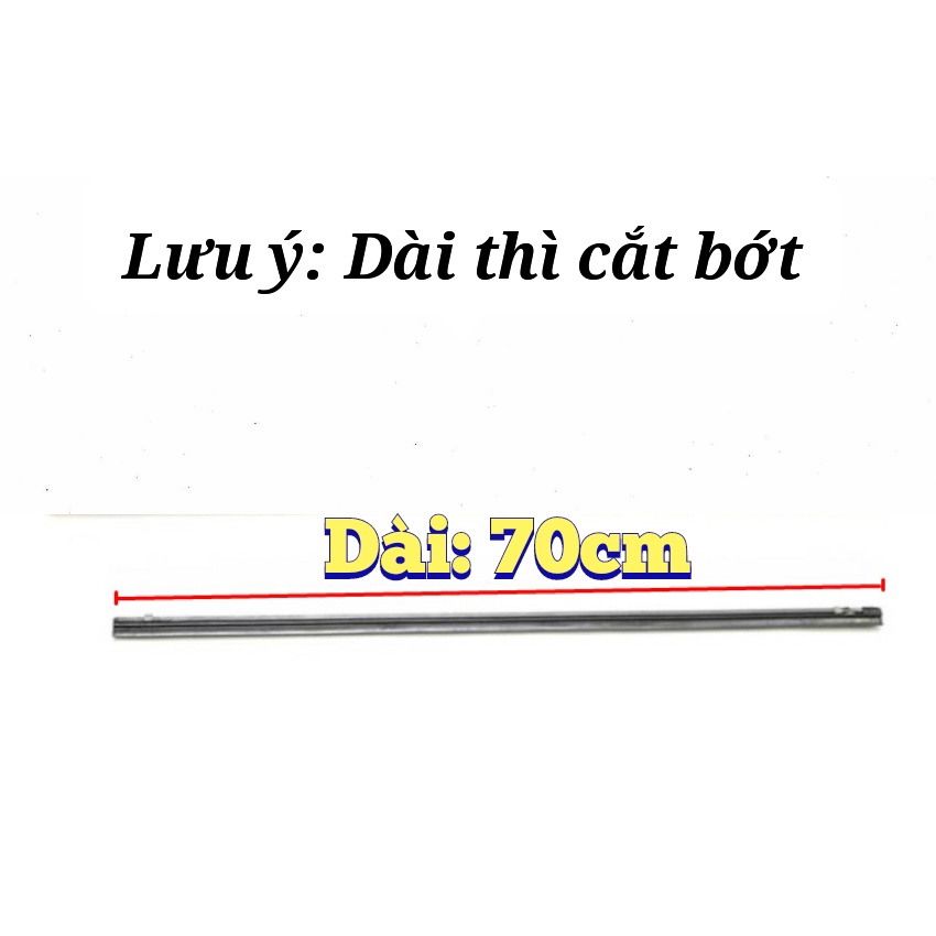 Lưỡi gạt mưa silicon đủ các size  bề ngang lưỡi 6mm phù hợp các thanh gạt mềm