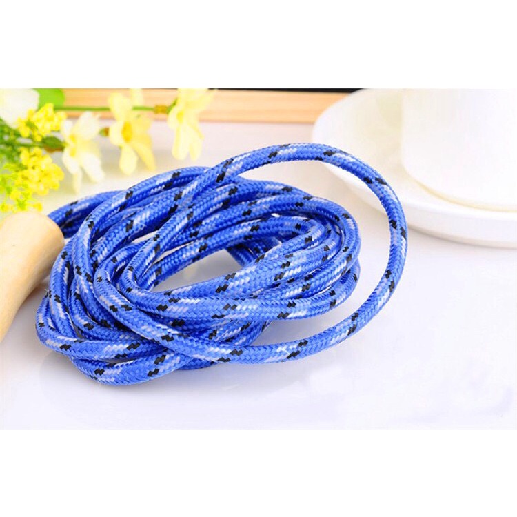 Dây Nhảy Dây Tập Thể Dục Cán Gỗ Dài 2.2m E212