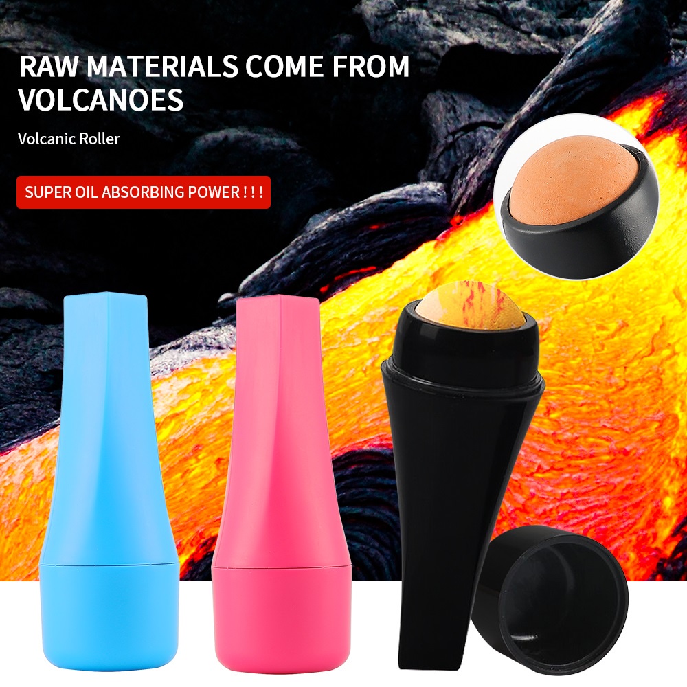 Cây lăn đá núi lửa FOREVERLILY chăm sóc da mặt tiện dụng