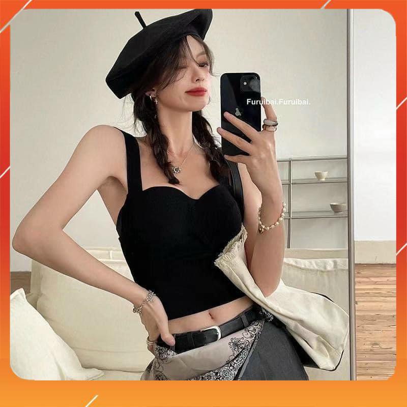 Áo bra chữ U cotton mịn thấm hút mồ hôi đa năng cao cấp quai to bản kiểu dáng sang chảnh hottrend