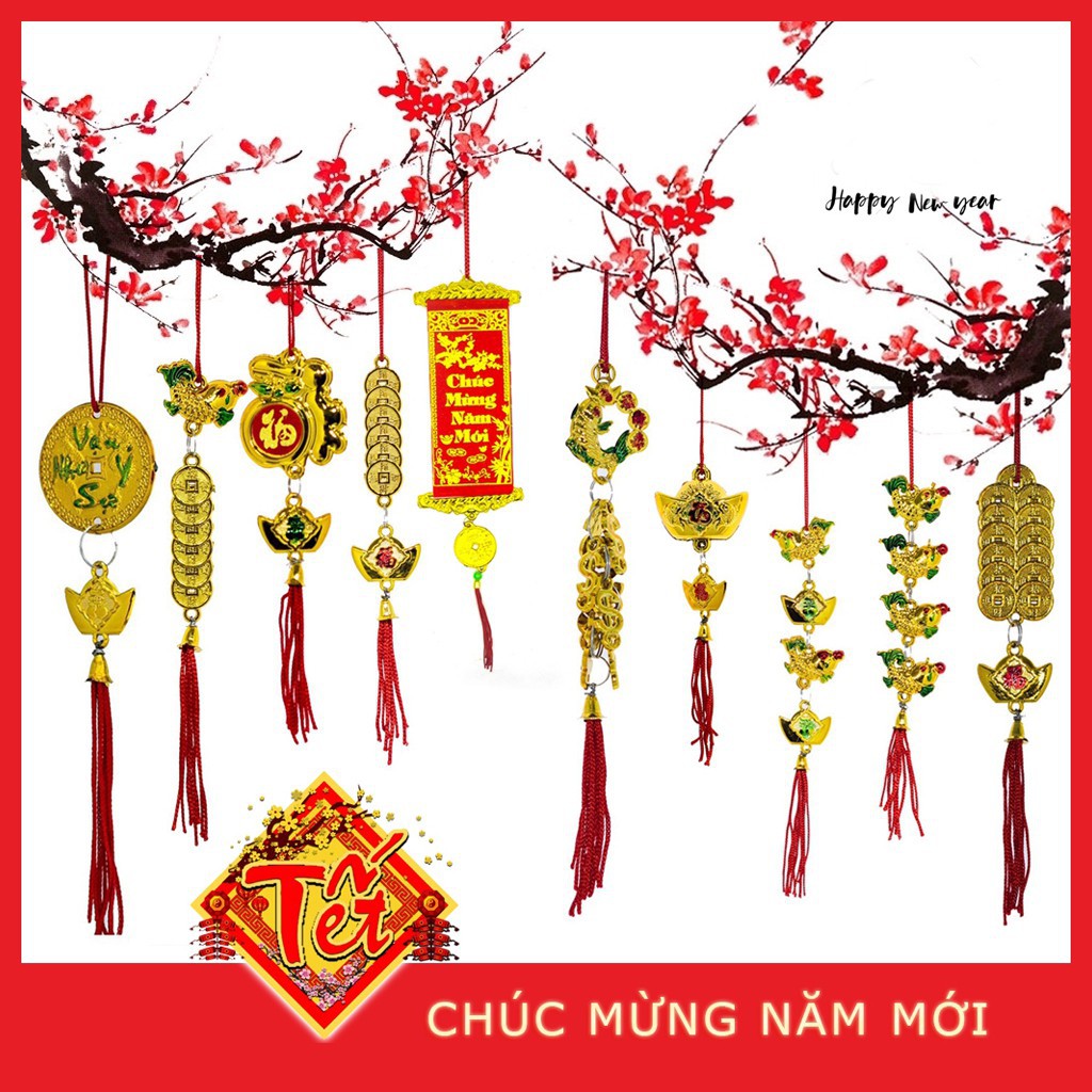 Combo 20 Dây Liễn Treo Cây Mai - Trang Trí Tết