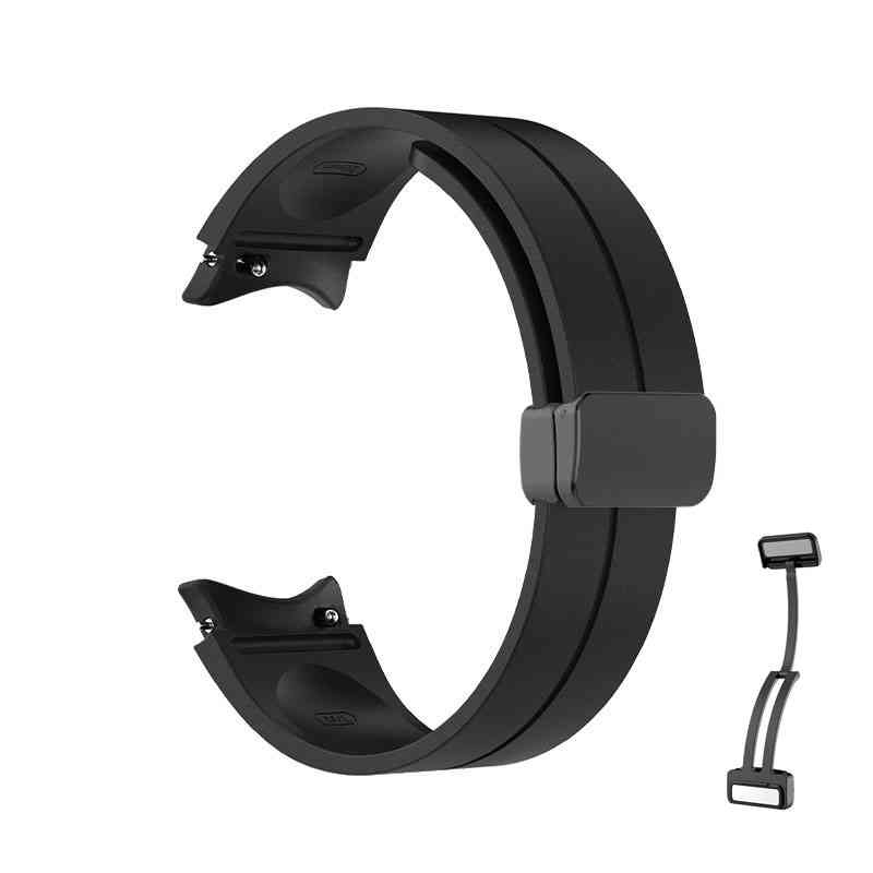 Dây Đeo Silicone 22cm Khóa Nam Châm Cho Đồng Hồ Thông Minh Samsung Galaxy Watch 5 / 5 Pro / 4