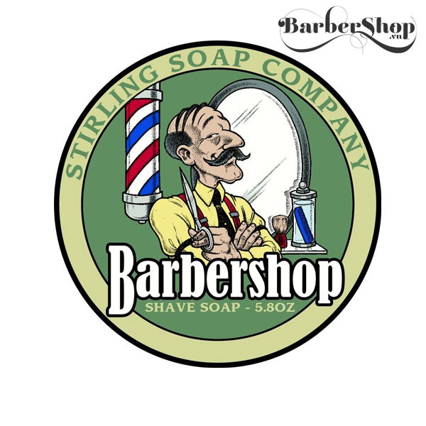 Sáp vuốt tóc nam giá rẻ cao cấp bóng mượt BarberShop Shave Soap 80g