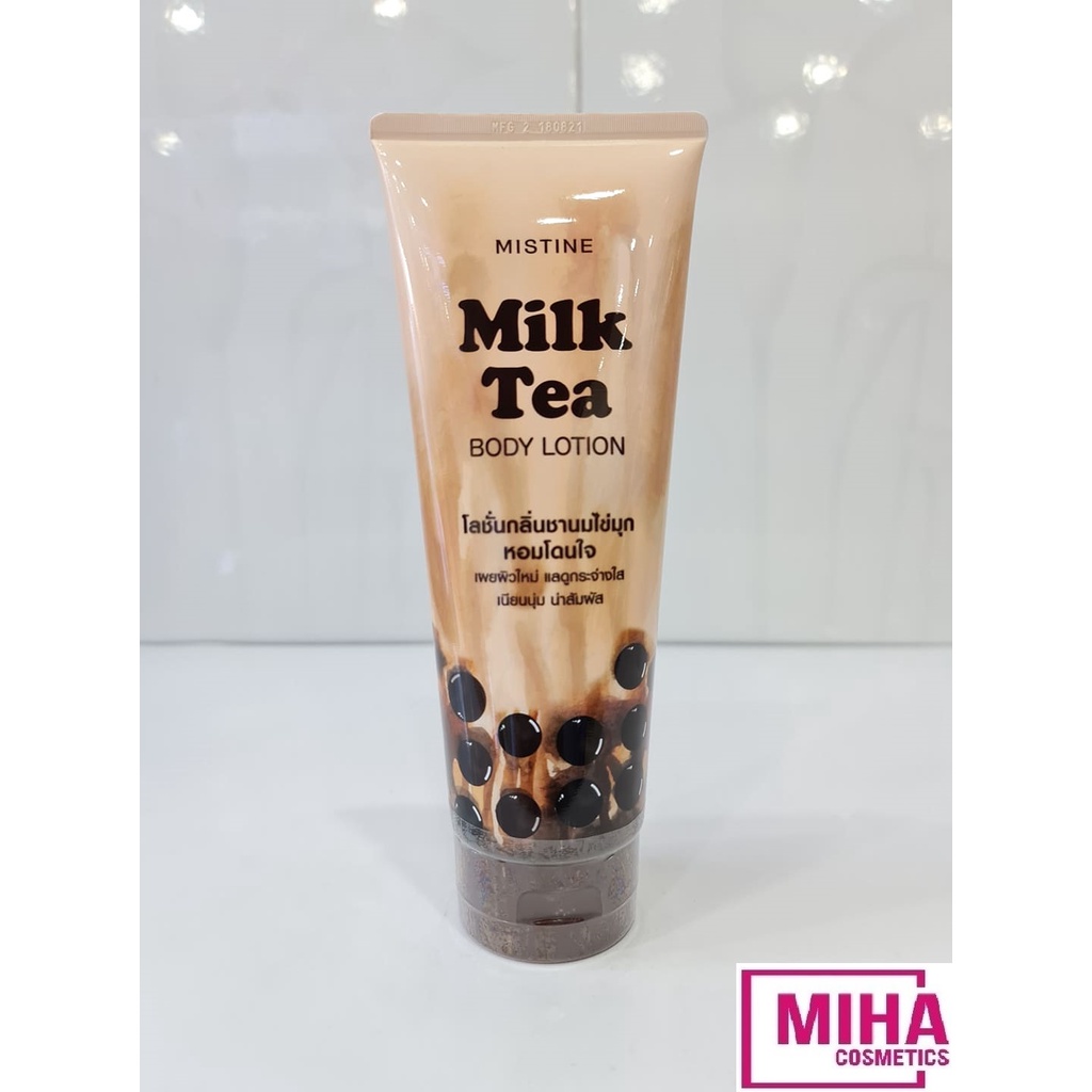 Sữa Dưỡng Thể Trà Sữa Trân Châu Mistine Milk Tea Body Lotion 200ml Thái Lan
