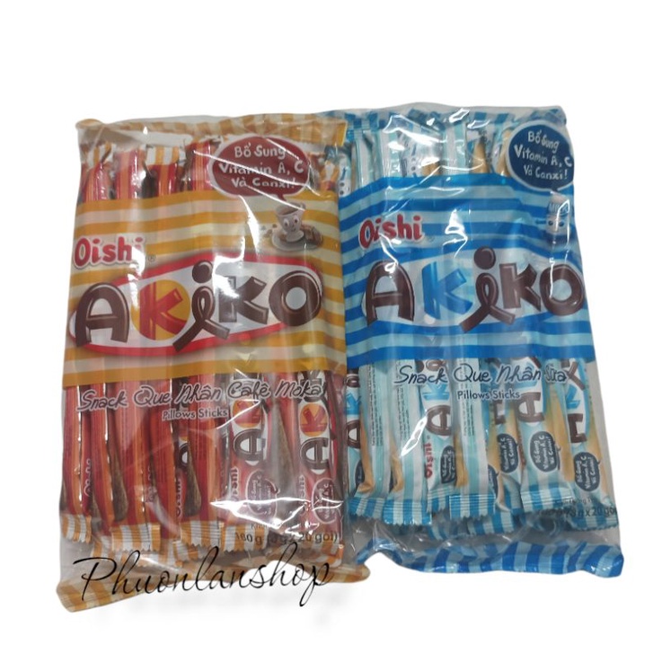 Bánh Snack Que Akiko túi 160gr đủ vị