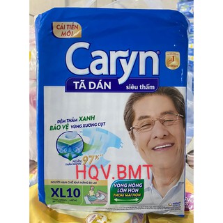 Bỉm tã dán người lớn caryn siêu thấm size xl10 miếng
