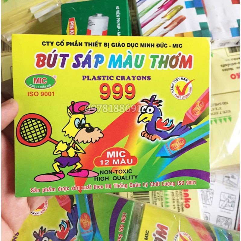 Sáp tô 12 mầu (Cam kết chất lượng)