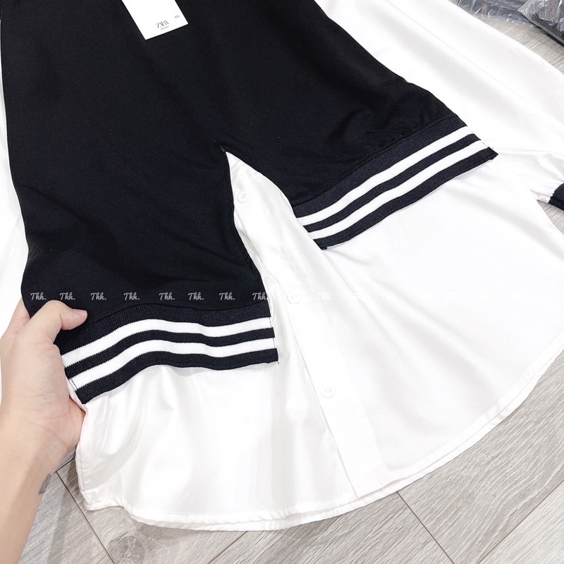 [FREESHIP - HÀNG LOẠI 1] ÁO SƠ MI UMI PHỐI BO LEN SIÊU XINH