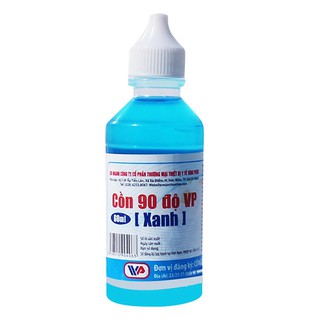 Cồn 90 Độ VP (Xanh) (60ml / Lốc 10 Chai)