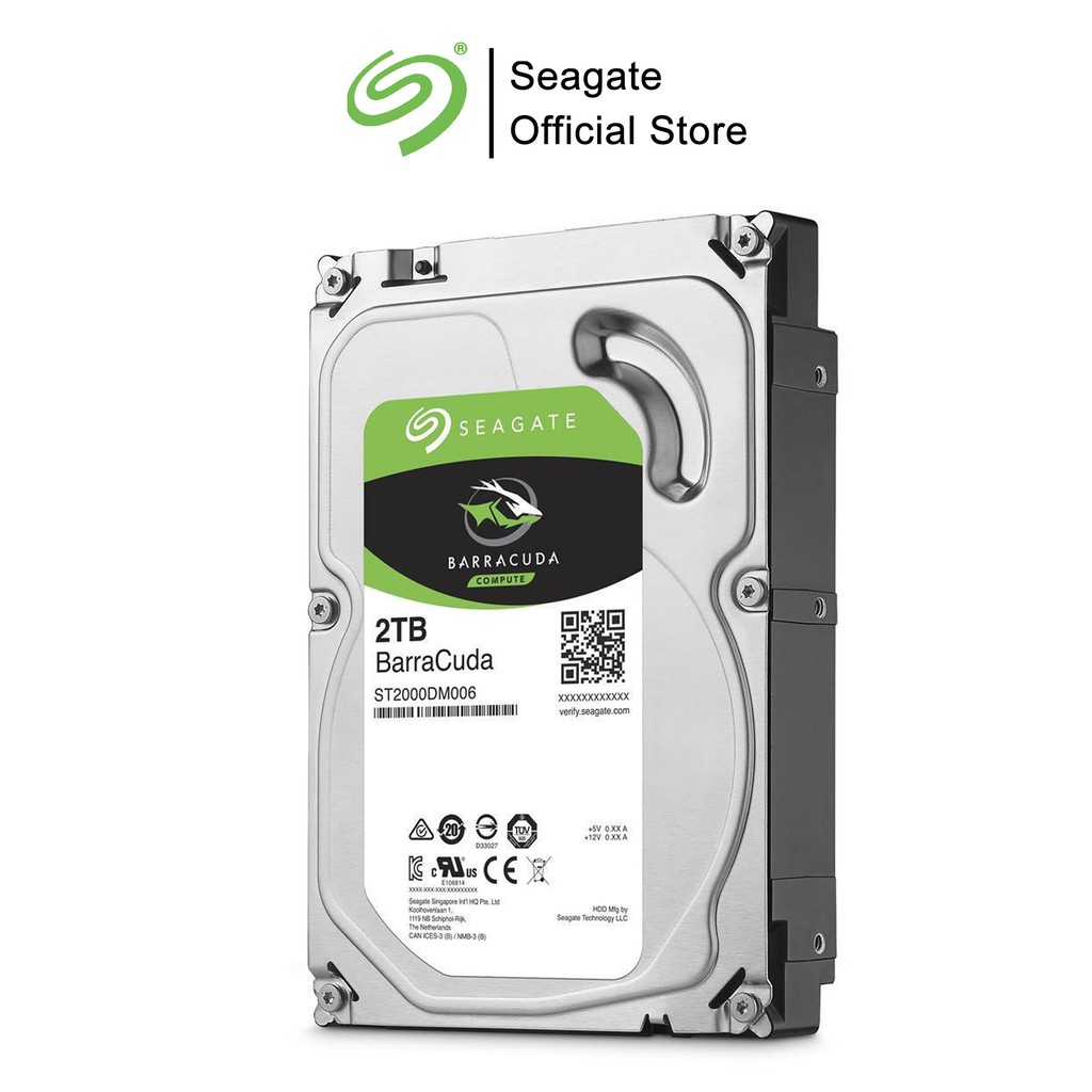 Ổ cứng cắm trong máy tính Seagate BarraCuda 2TB SATA 3.5" ST2000DM008